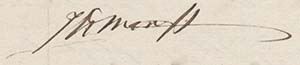 Handtekening Johannes van der Werff