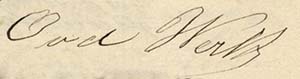 Handtekening Otto van der Werff