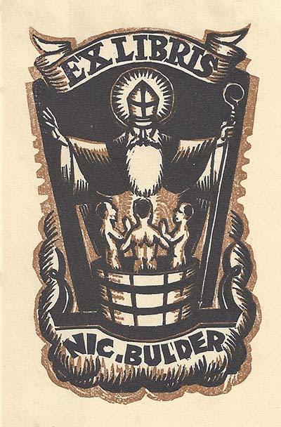 Nico Bulder, exlibris voor Nic. Bulder