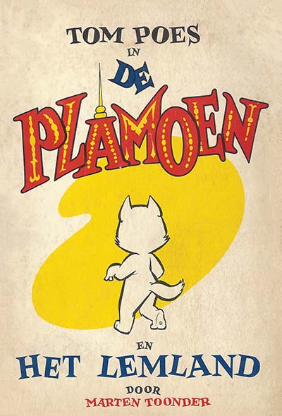Omslag van 'De Plamoen'en Het Lemland', door Marten Toonder.