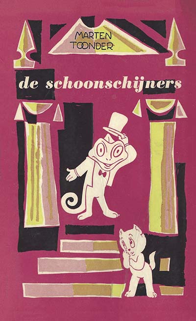 Omslag van 'De schoonschijners', door Marten Toonder.