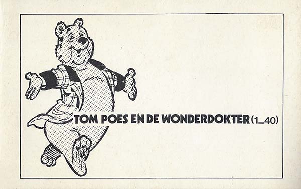 Omslag van 'Tom Poes en de wonderdokter', door Marten Toonder.