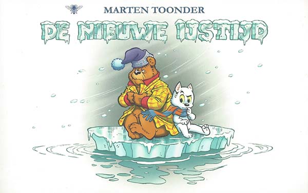 Omslag van 'De nieuwe ijstijd', door Marten Toonder.
