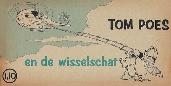 Omslag van 'De wisselschat', door Marten Toonder.