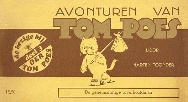 Omslag van 'De geheimzinnige roverhoofdman', door Marten Toonder.