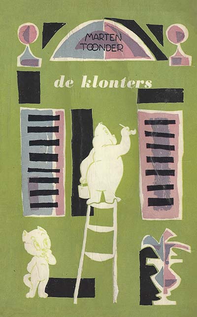 Omslag van 'De klonters', door Marten Toonder.