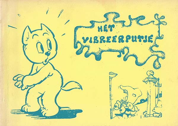 Omslag van 'het vibreerputje', door Marten Toonder.