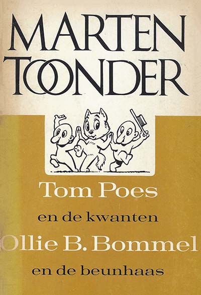 Omslag van 'De Kwanten'en 'De beunhaas', door Marten Toonder.