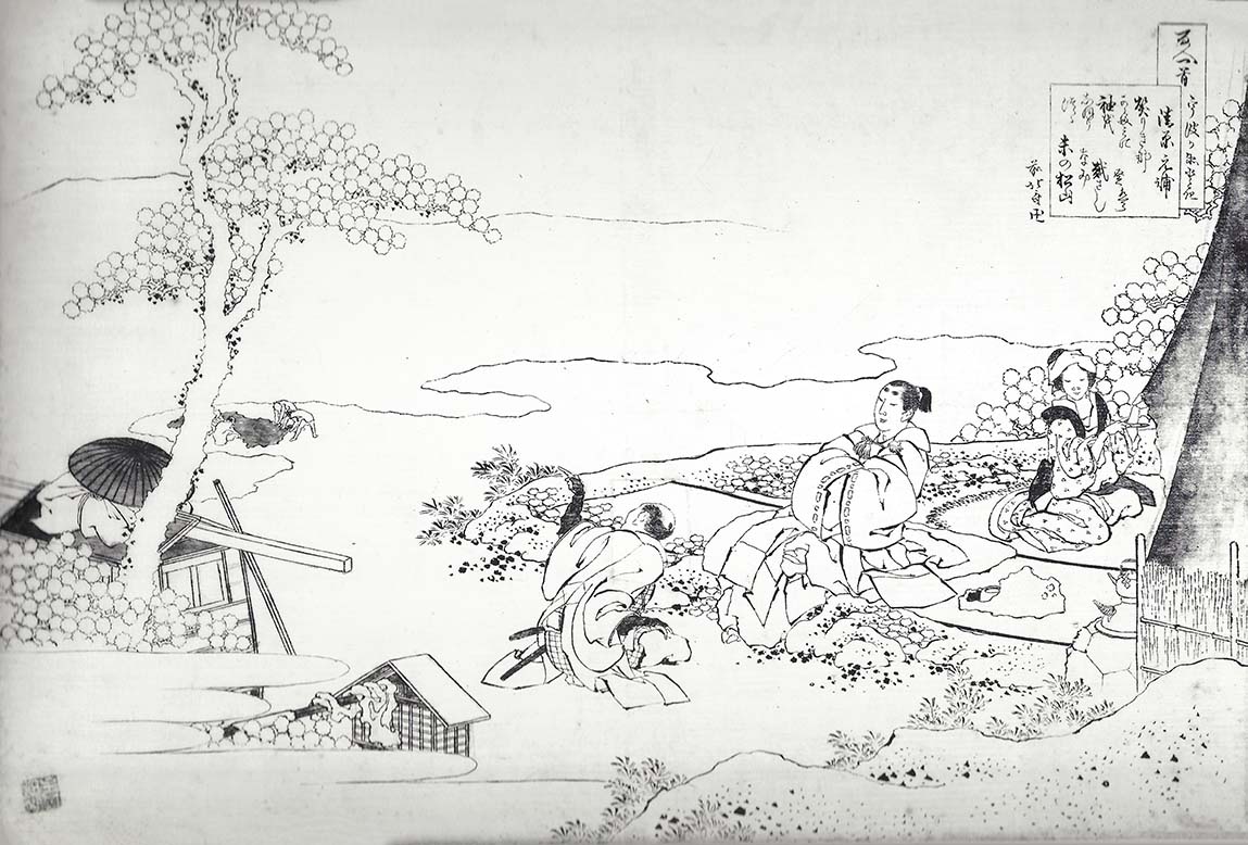 Hokusai – Kiyowara no Motosuke