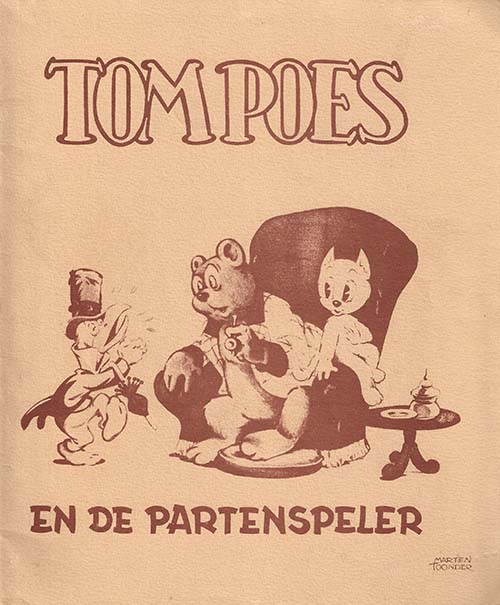 Omslag van 'De partenspeler', door Marten Toonder.
