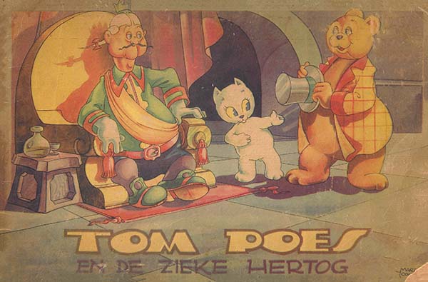 Omslag van 'De zieke hertog', door Marten Toonder.