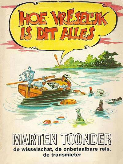 Omslag van 'Hoe vreselijk is dit alles', door Marten Toonder.