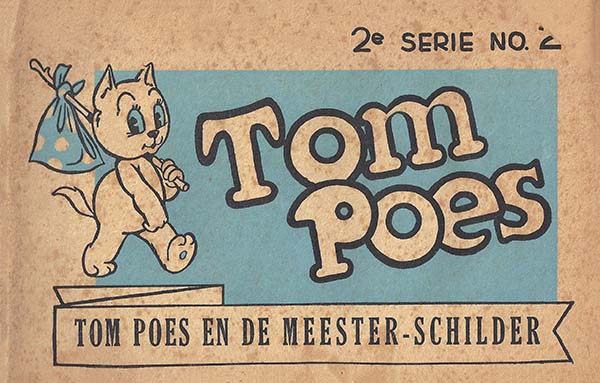 Omslag van 'Tom Poes en de meester-schilder', door Marten Toonder.