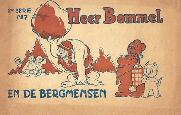 Omslag van 'De bergmensen', door Marten Toonder.