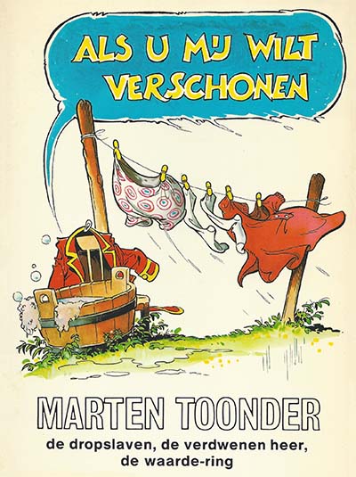 Omslag van 'Als u mij wilt verschonen', door Marten Toonder.