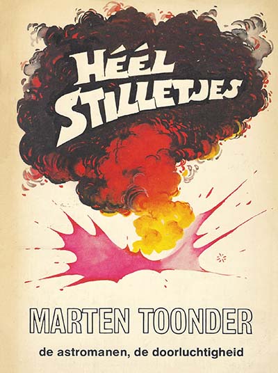 Omslag van 'Héél stilletjes', door Marten Toonder.