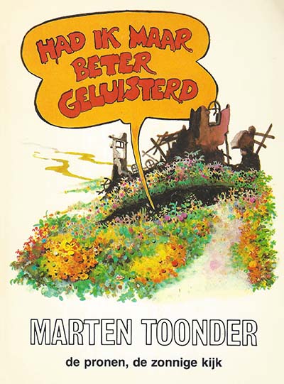 Omslag van 'Had ik maar beter geluisterd', door Marten Toonder.