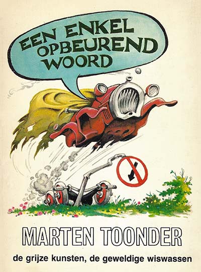 Omslag van 'Een enkel opbeurend woord', door Marten Toonder.