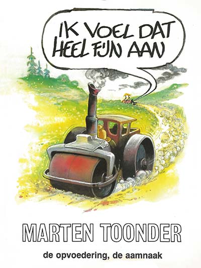 Omslag van 'Ik voel dat heel fijn aan', door Marten Toonder.