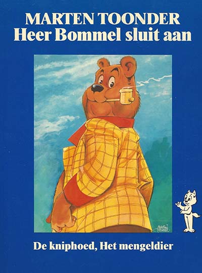 Omslag van 'Heer Bommel sluit aan', door Marten Toonder.
