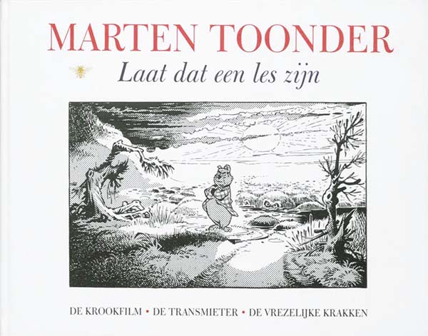 Omslag van 'Laat dat een les zijn', door Marten Toonder.