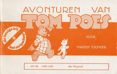 Omslag van 'Het Wegwerk', een verhaal van Marten Toonder.
