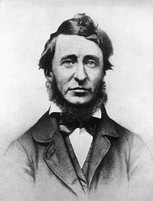 Portret Henry-David-Thoreau
