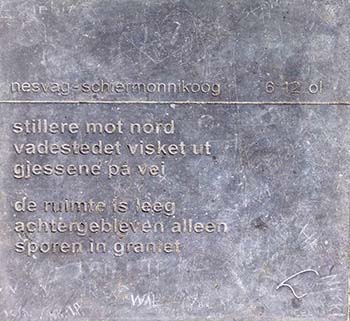 Haiku Jan Loman op Kaap Kobbeduinen.
