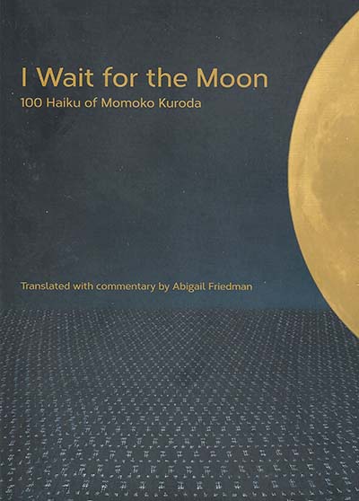 Omslag van het boek 'I wait for the moon', geschreven door Momoko Kuroda.