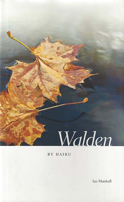Omslag van het boek 'Walden by haiku', door Ian Marshall.