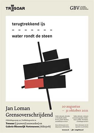 Poster van een tentoonstelling van Jan Loman