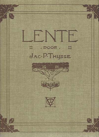 Het Verkade plaatjesalbum 'Lente', door Jac.P. Thijsse.