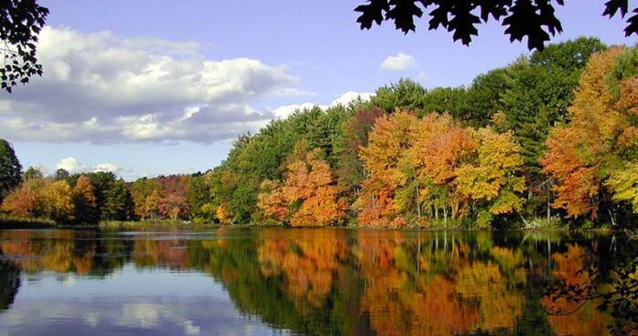 Walden in de herfst.