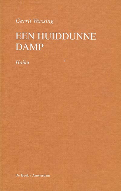 Omslag van de bundel 'Een huiddunne damp', door Gerrit Wassing.