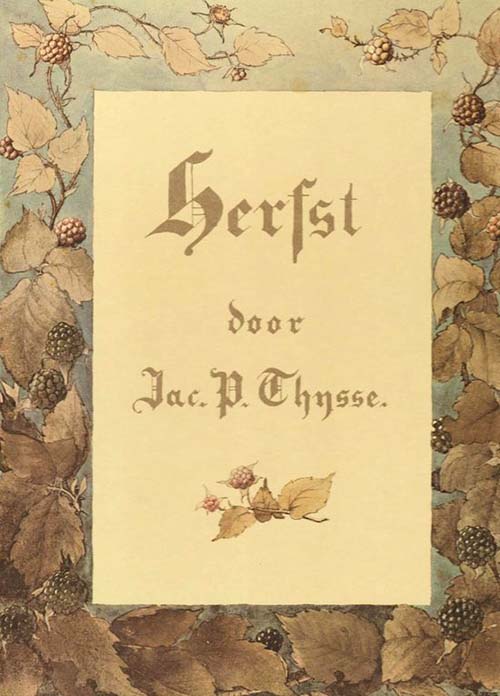 Omslag Verkade album Herfst