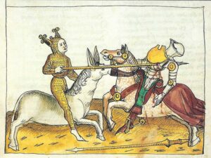 Parzival en de rode ridder.