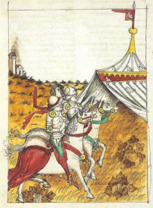 Parzival, Cundrie en Feirefiz.