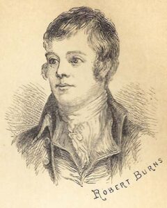 Portret van Robert Burns