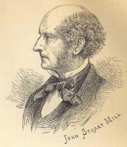 Portret van John Stuart Mill