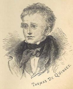 Portret van Thomas de Quincey