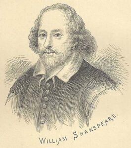 Portret van Willam Shakespeare