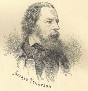 Portret van Alfred Tennyson