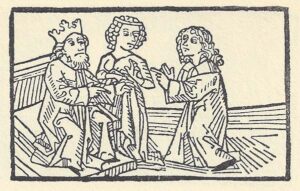 Koning Mark, Isolde en Brangwaine.