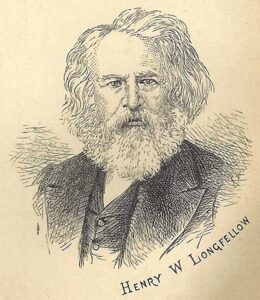 Portret van Henry W. Longfellow